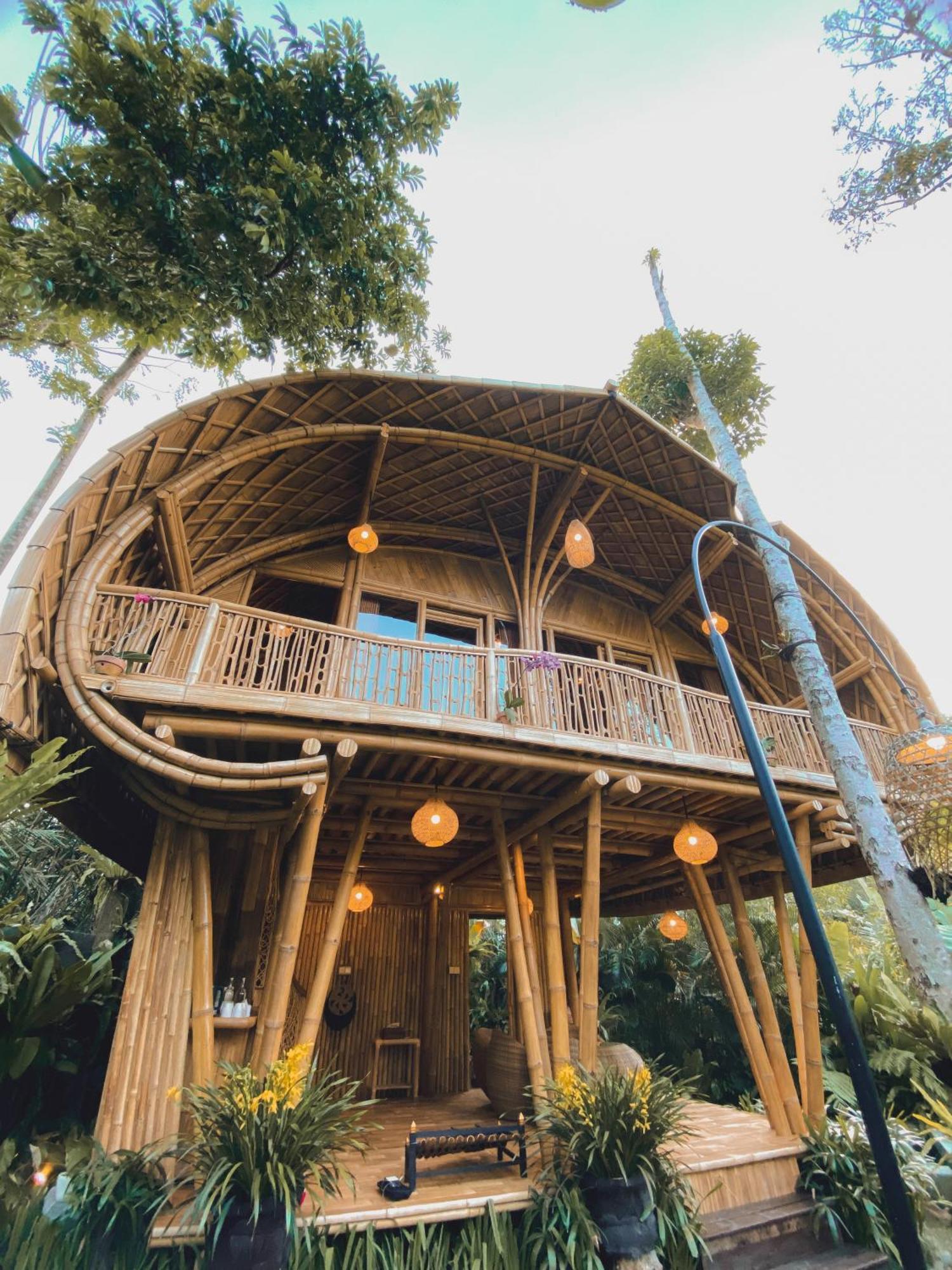 Villa Alamvaya Bali Bamboo House Sidemen  Exterior foto