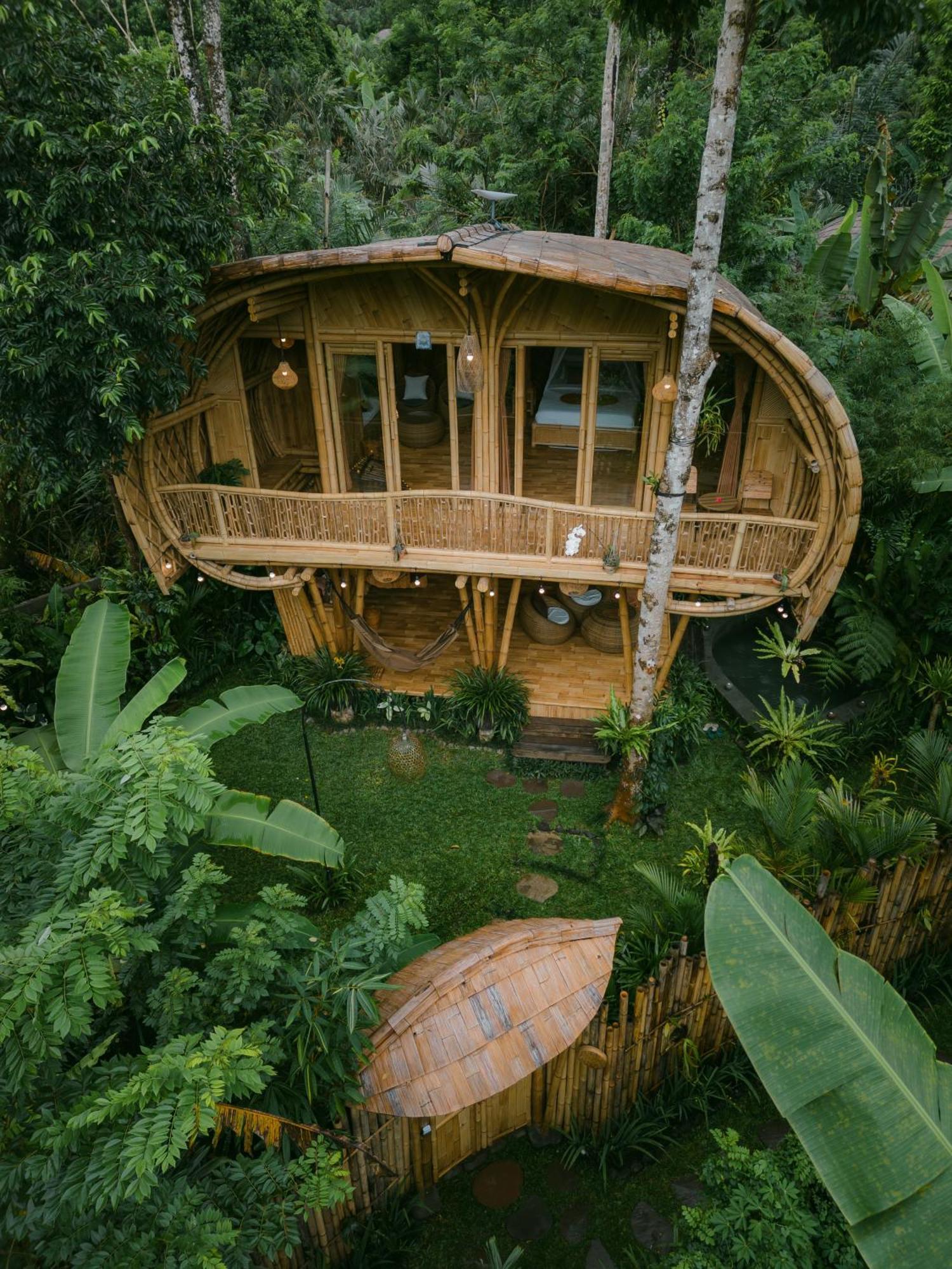 Villa Alamvaya Bali Bamboo House Sidemen  Exterior foto