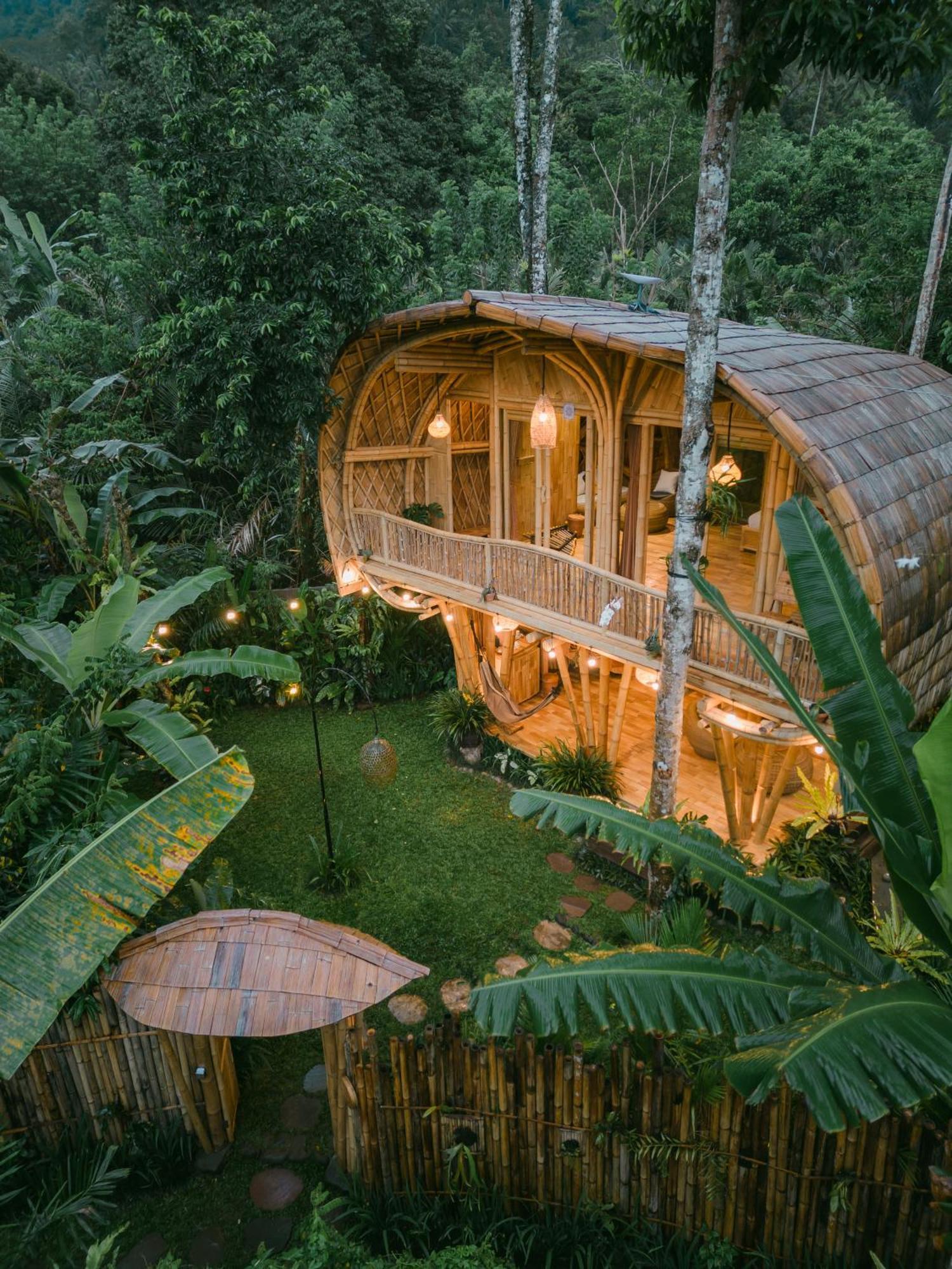 Villa Alamvaya Bali Bamboo House Sidemen  Exterior foto