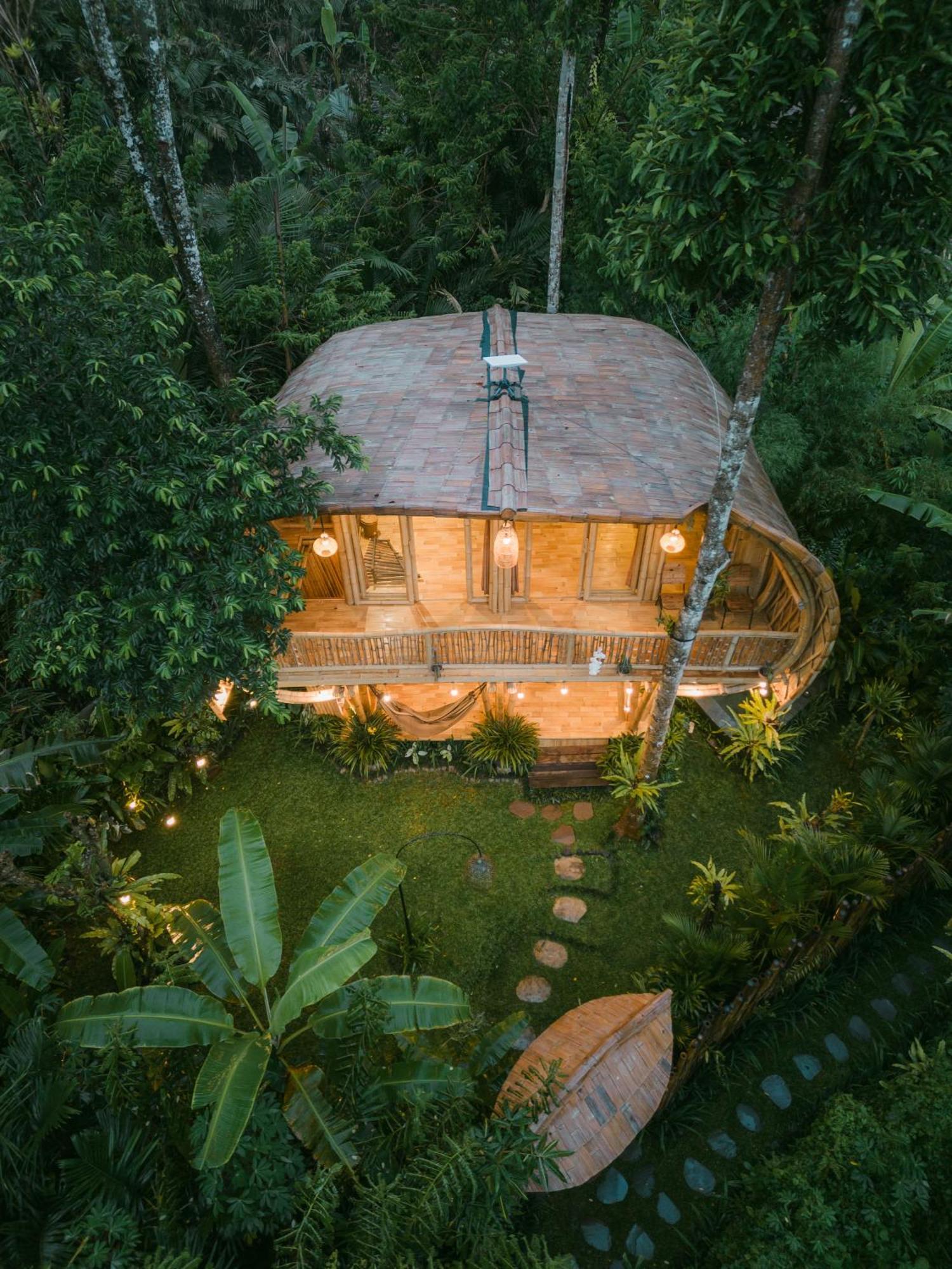 Villa Alamvaya Bali Bamboo House Sidemen  Exterior foto