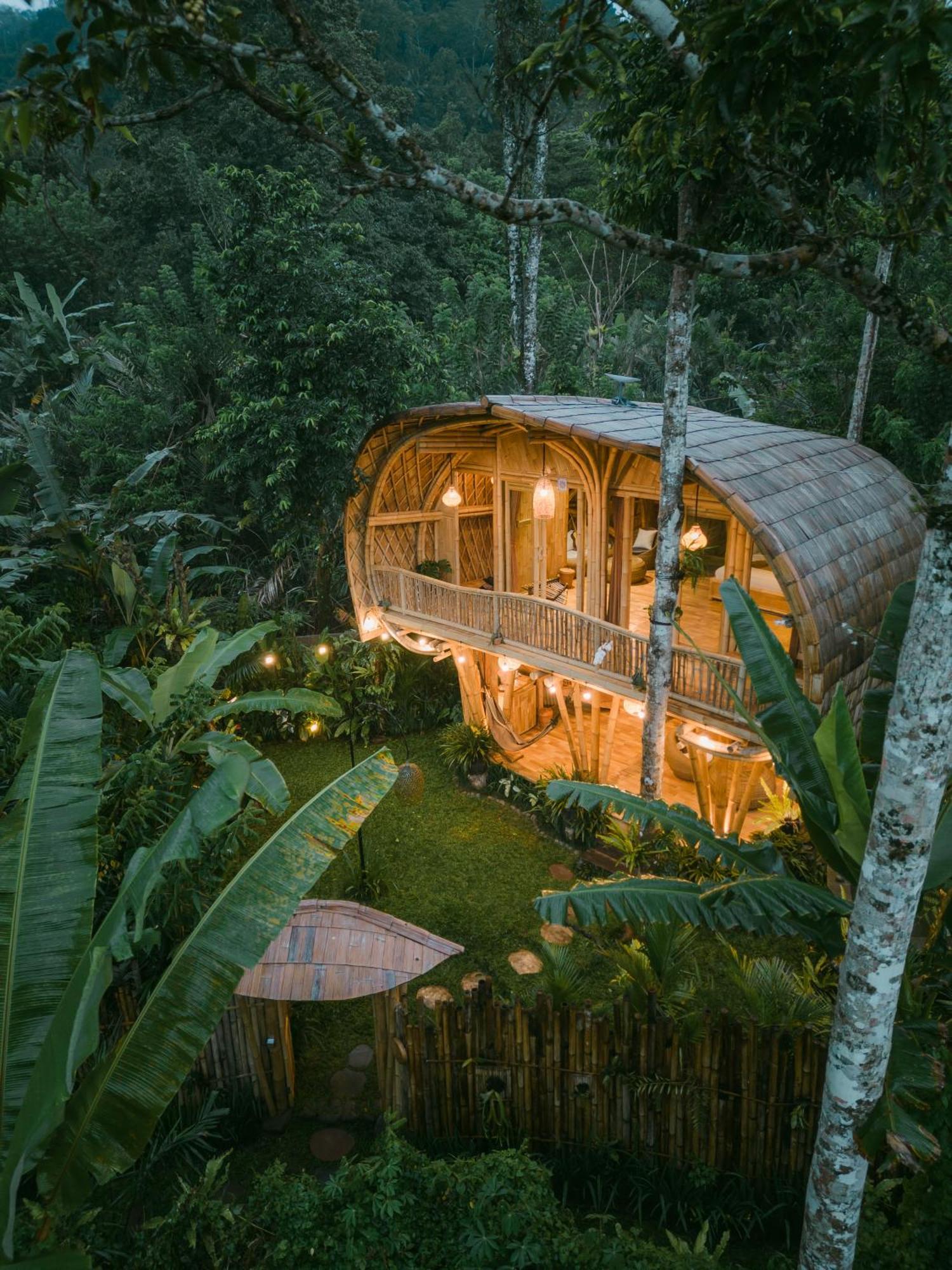 Villa Alamvaya Bali Bamboo House Sidemen  Exterior foto