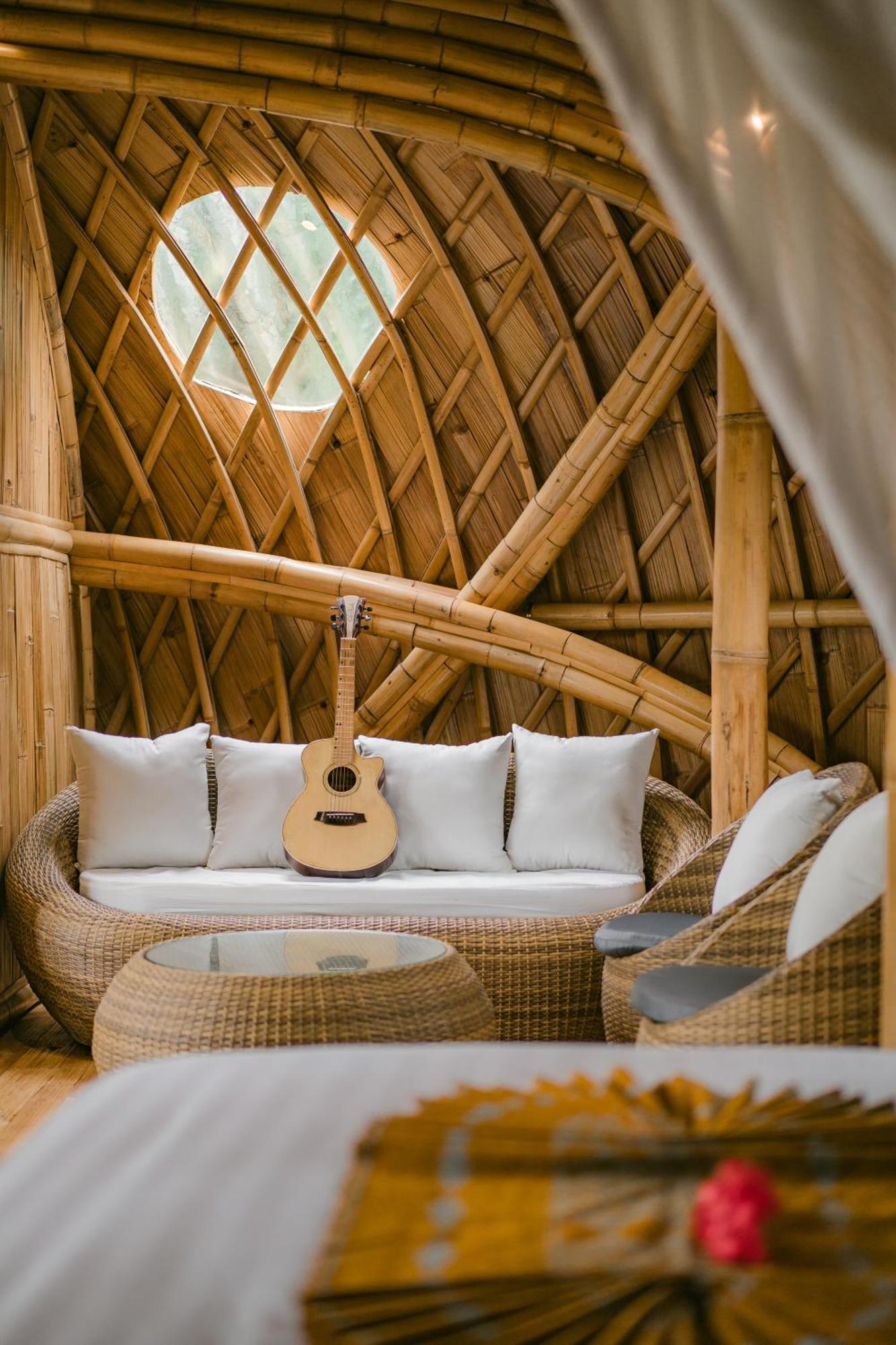 Villa Alamvaya Bali Bamboo House Sidemen  Exterior foto