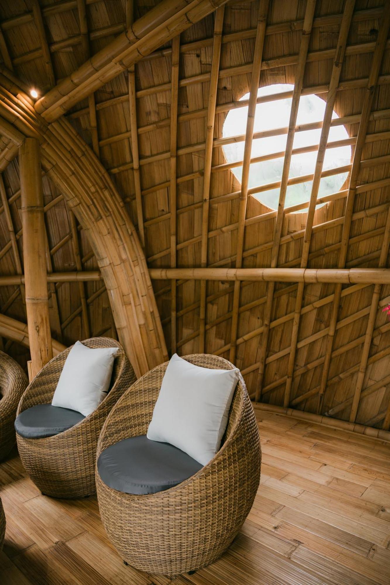 Villa Alamvaya Bali Bamboo House Sidemen  Exterior foto