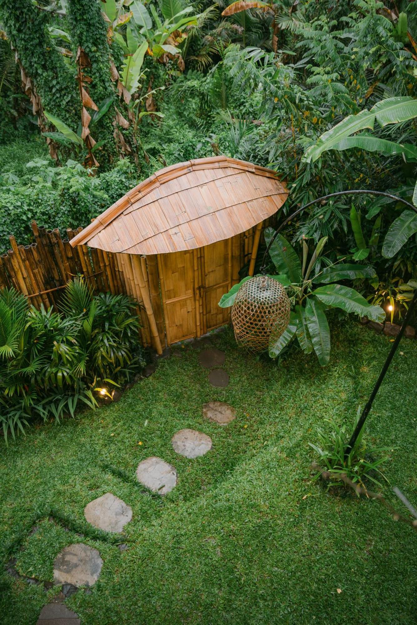 Villa Alamvaya Bali Bamboo House Sidemen  Exterior foto