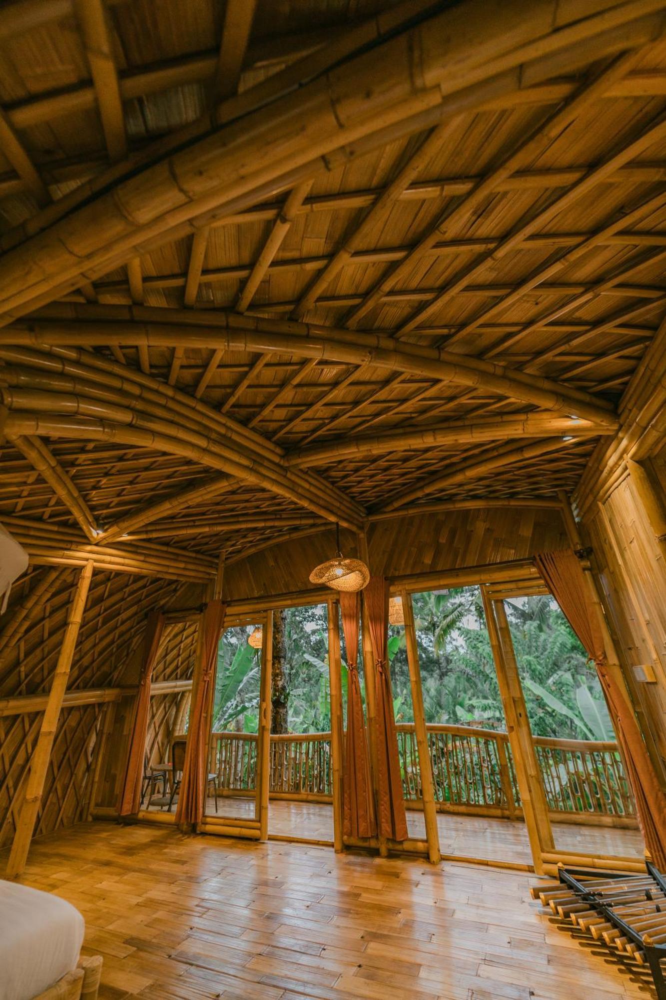 Villa Alamvaya Bali Bamboo House Sidemen  Exterior foto