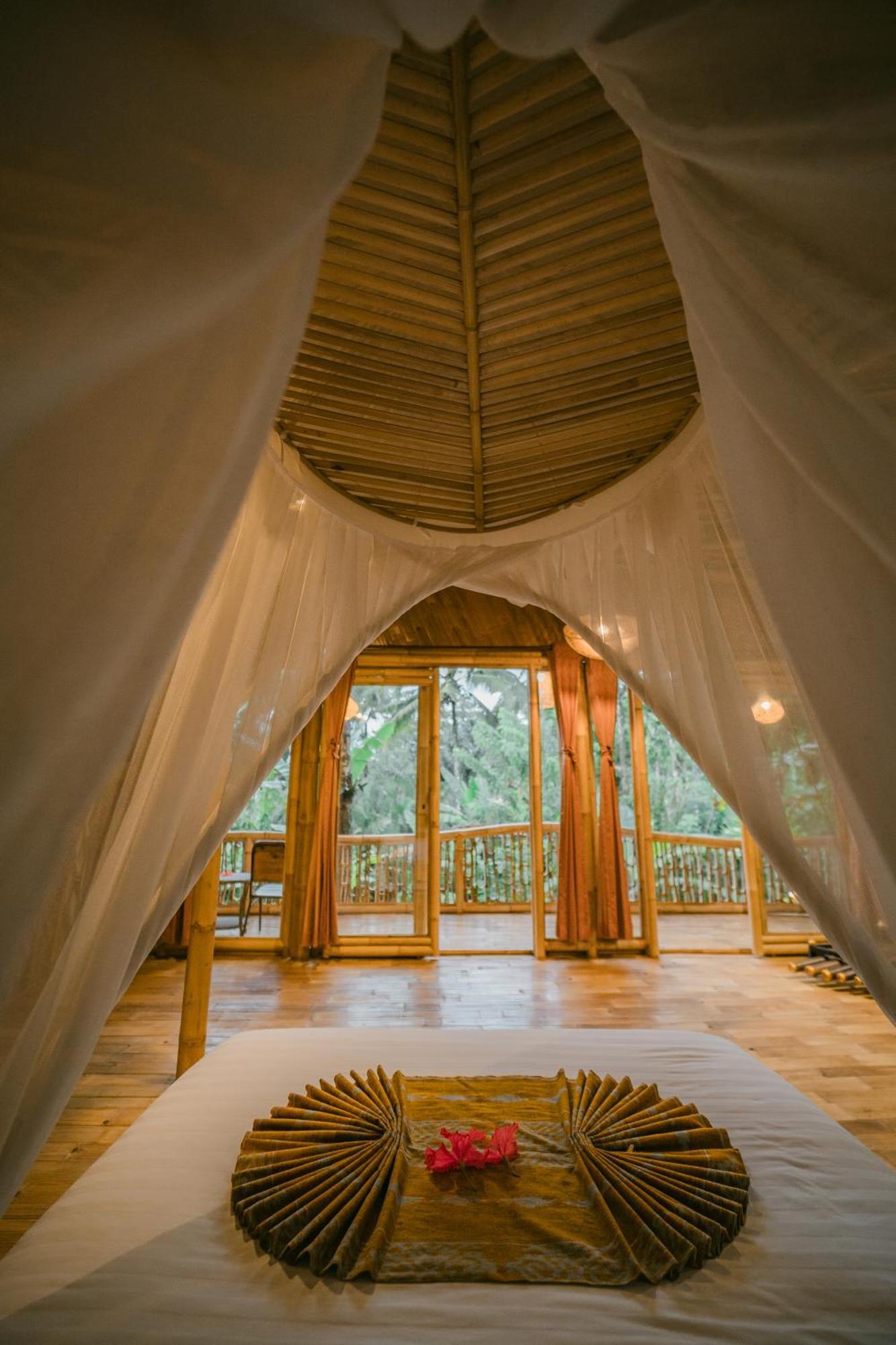 Villa Alamvaya Bali Bamboo House Sidemen  Exterior foto