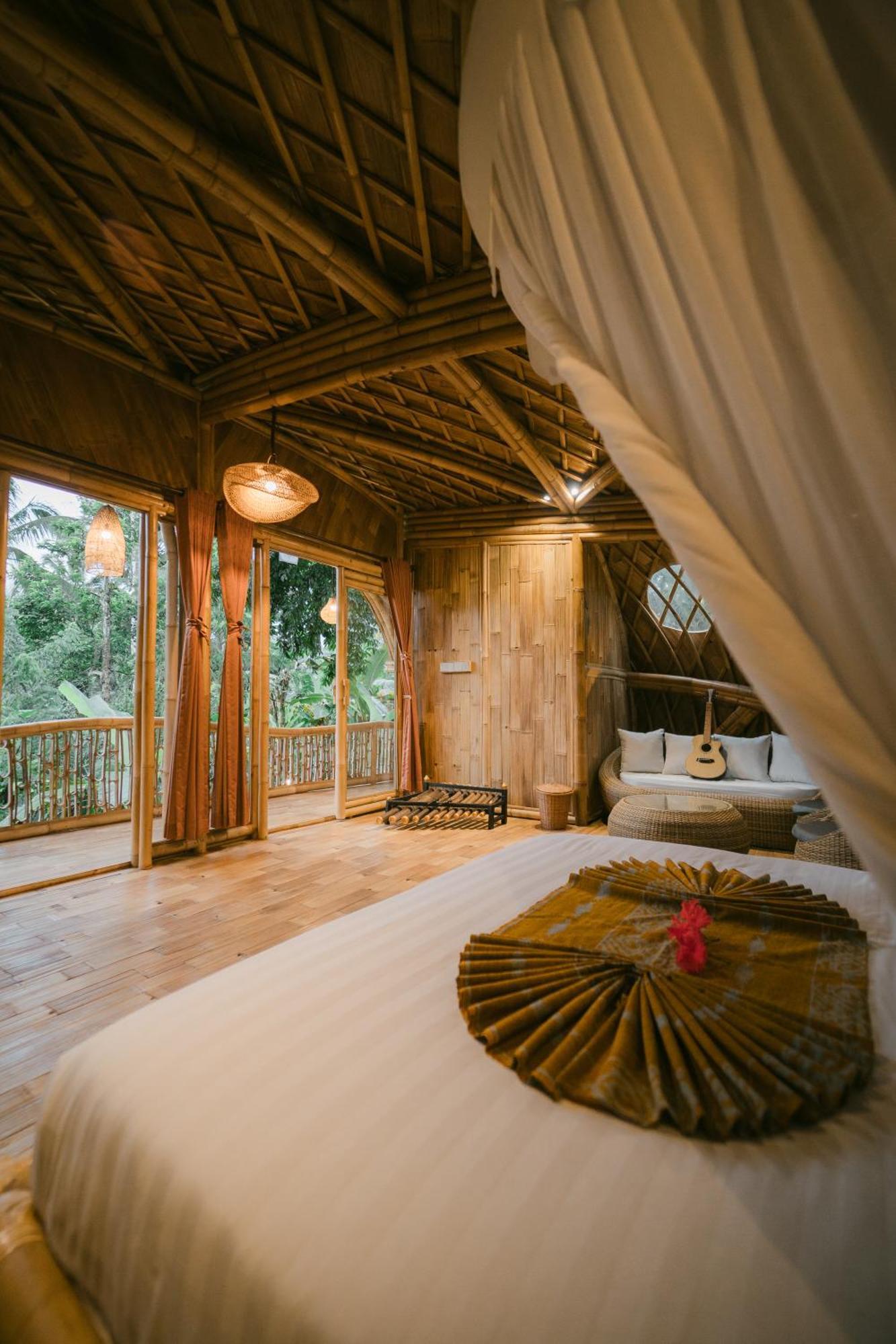 Villa Alamvaya Bali Bamboo House Sidemen  Exterior foto
