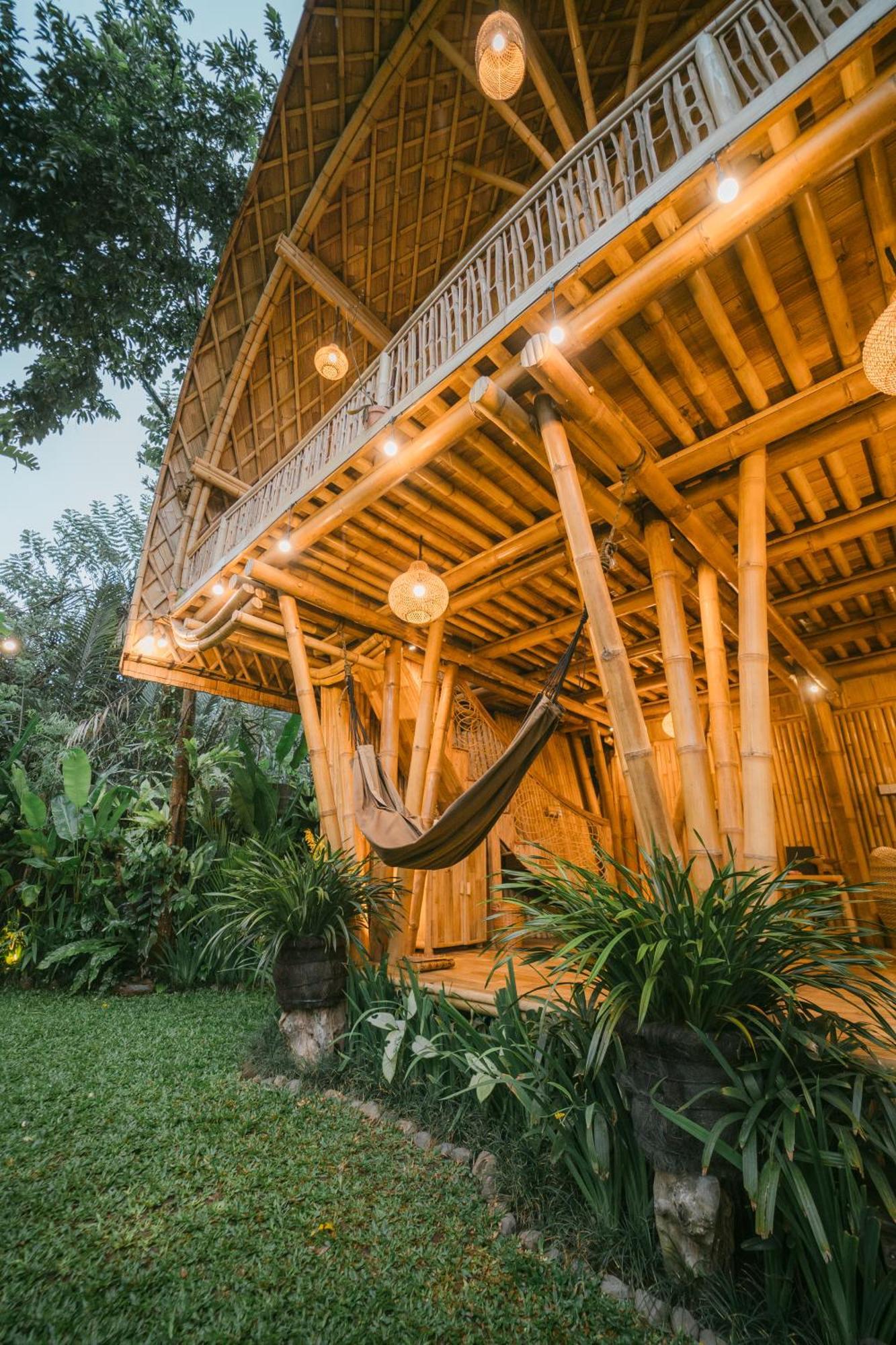 Villa Alamvaya Bali Bamboo House Sidemen  Exterior foto