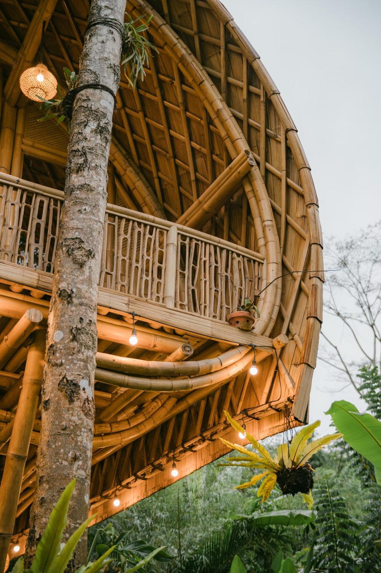 Villa Alamvaya Bali Bamboo House Sidemen  Exterior foto