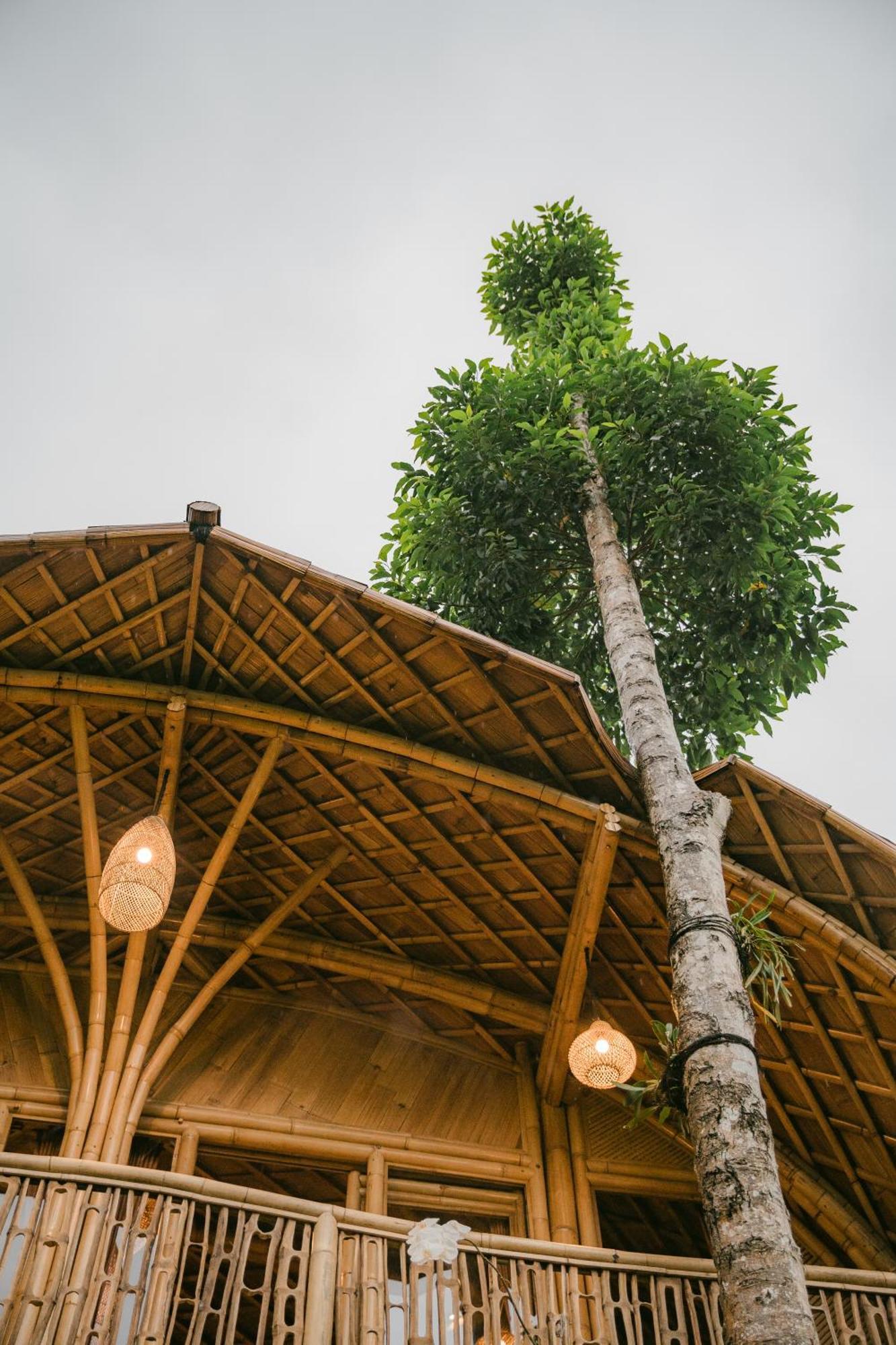 Villa Alamvaya Bali Bamboo House Sidemen  Exterior foto
