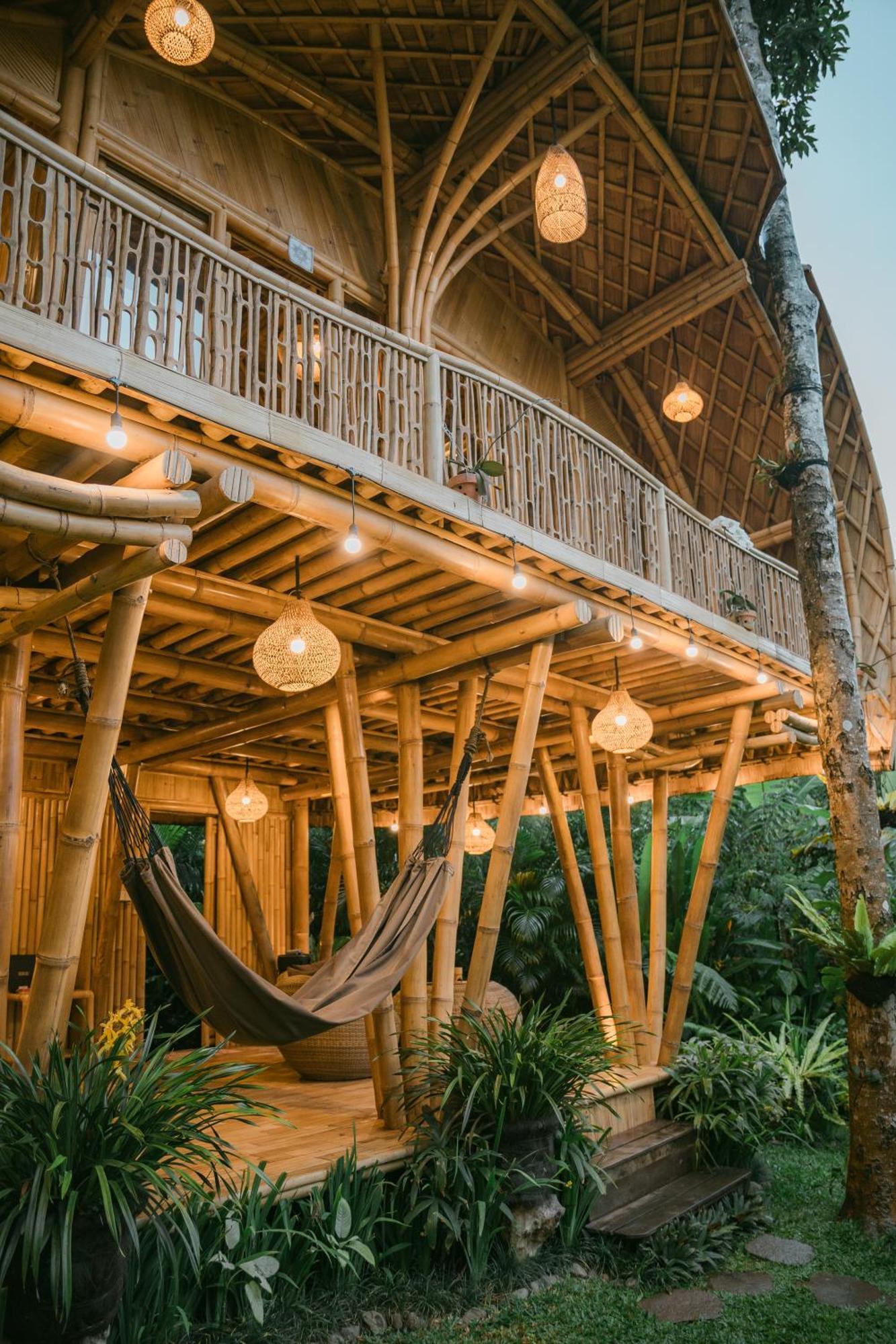 Villa Alamvaya Bali Bamboo House Sidemen  Exterior foto