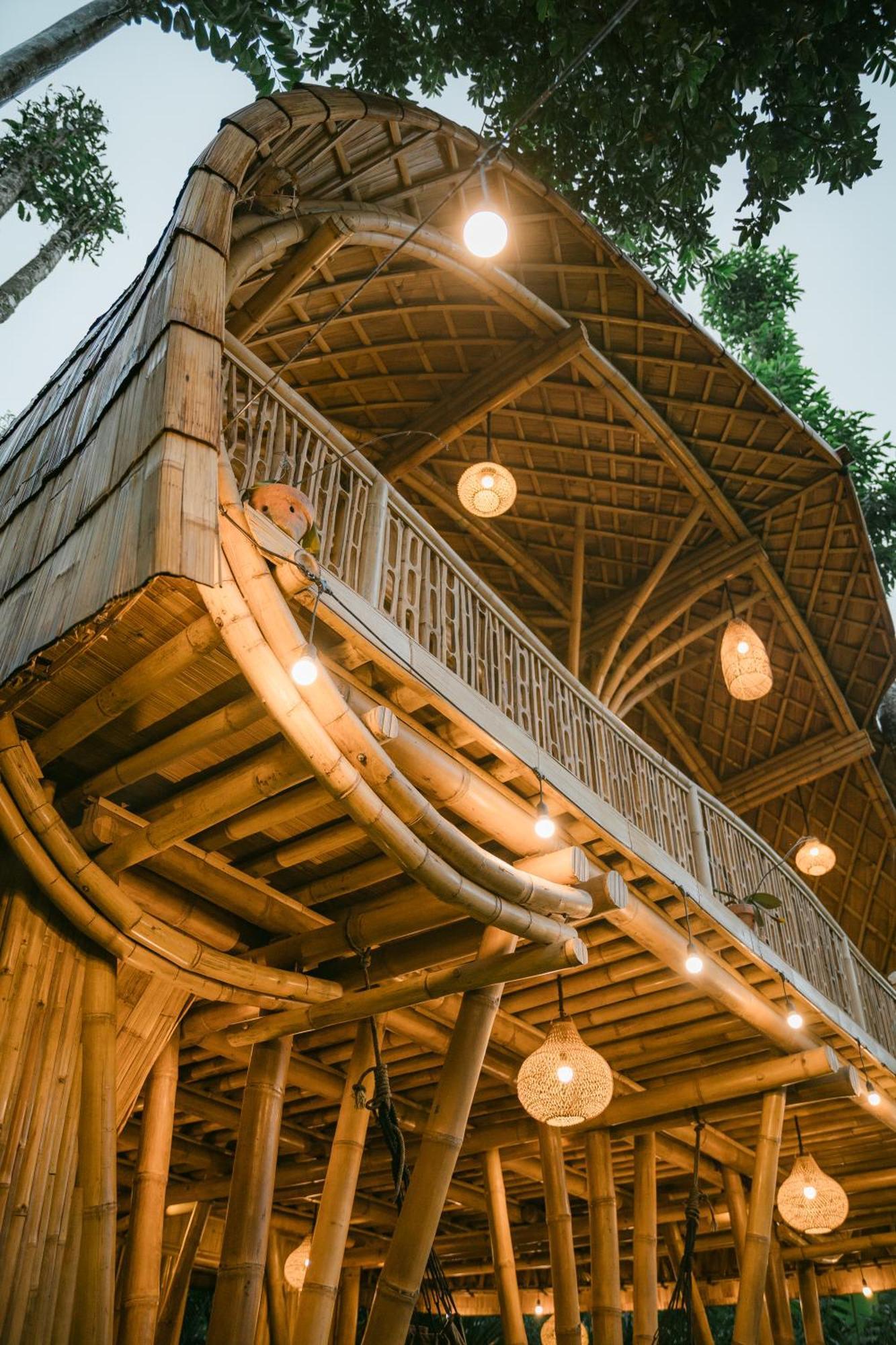 Villa Alamvaya Bali Bamboo House Sidemen  Exterior foto