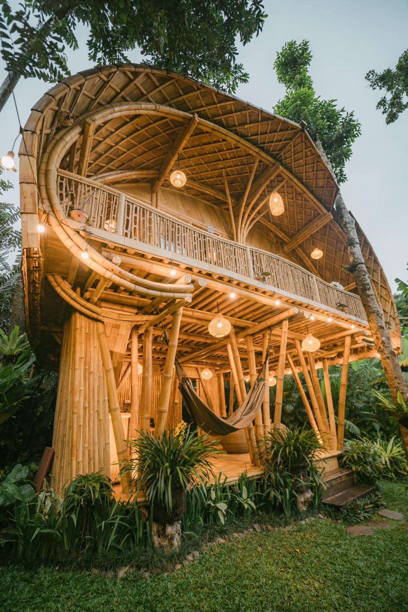 Villa Alamvaya Bali Bamboo House Sidemen  Exterior foto