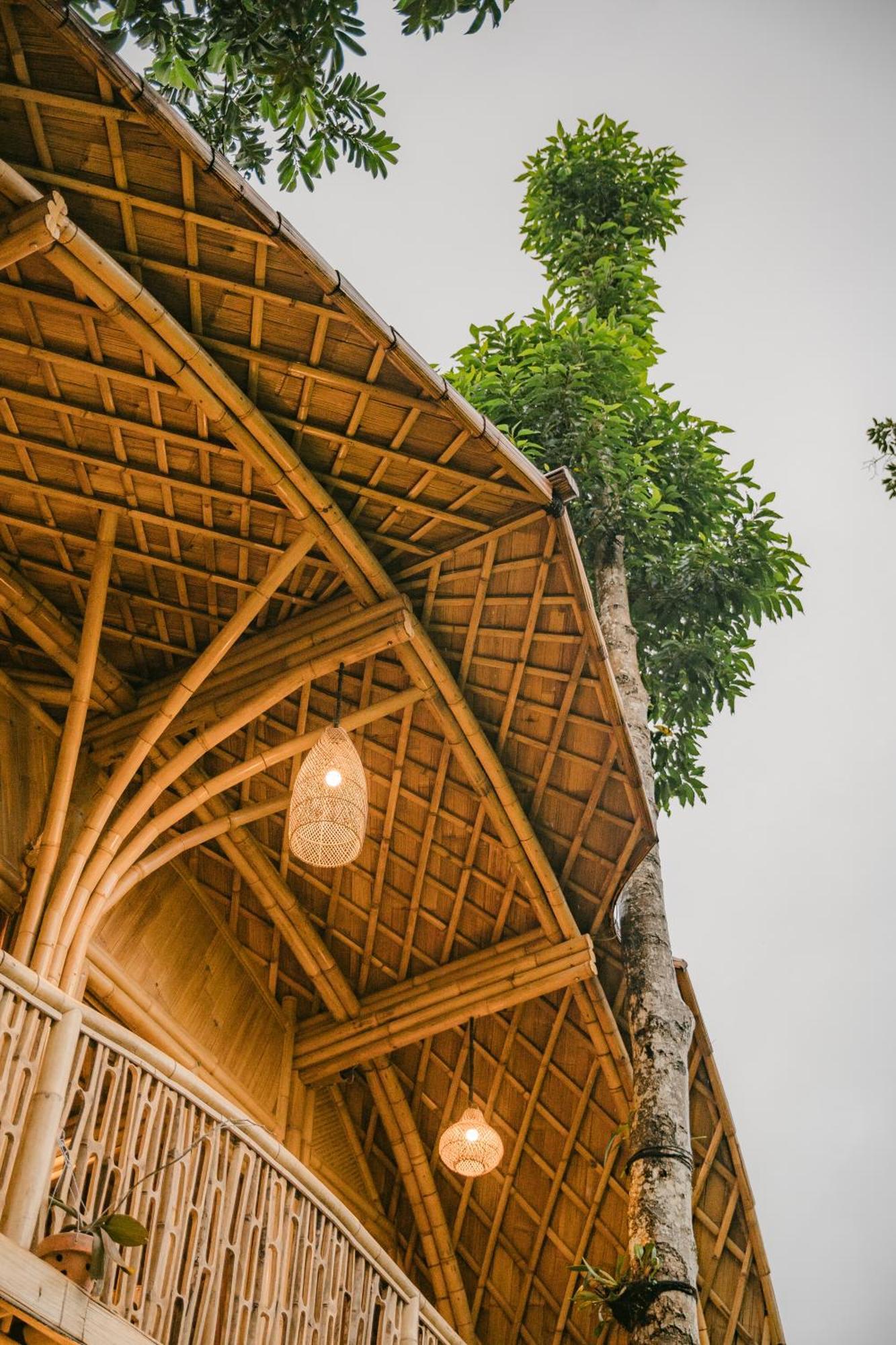 Villa Alamvaya Bali Bamboo House Sidemen  Exterior foto